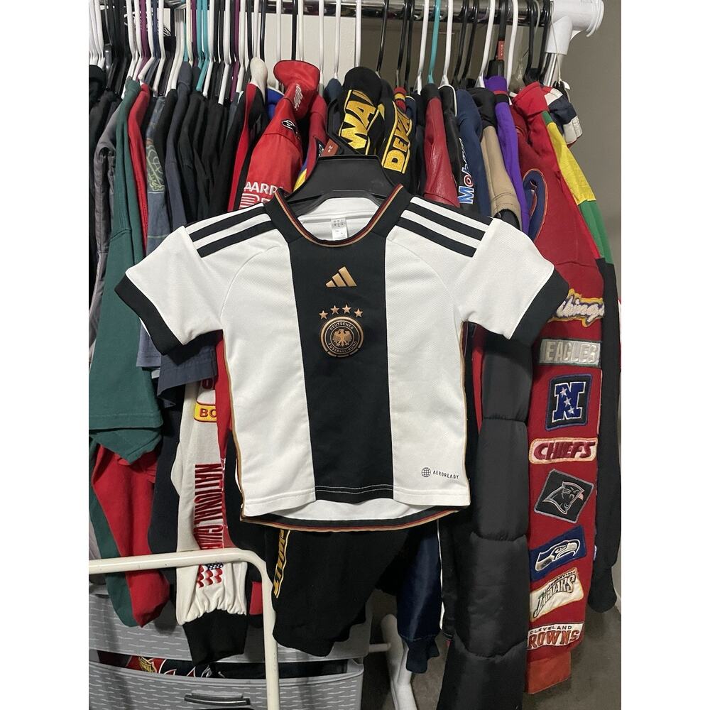 Size 3T-Germany Team Jersey 2022 Home Soccer Football Shirt Youth